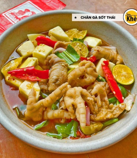 Chân Gà Rút Xương Sốt Thái 149