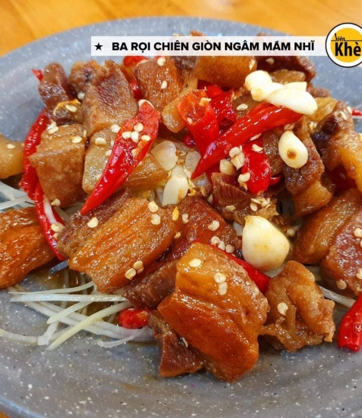 Ba Rọi Chiên Giòn Ngâm Mắm Nhĩ 149