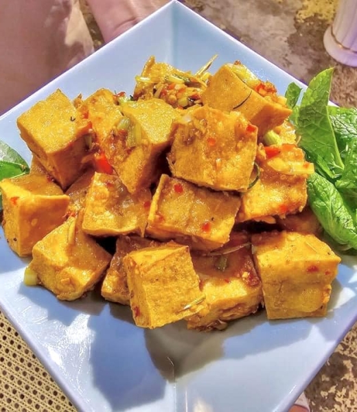 Đậu Hũ Sốc Tỏi Ớt 