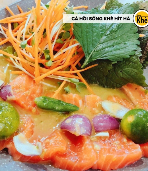 Cá Hồi Sống Khè Hít Hà 179K
