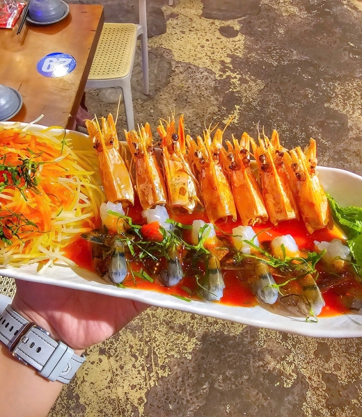 TÔM SỐNG KHÈ KIỂU THÁI 159